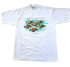 Vintage 90s NOS All Sport Maui Hawaii T Shirt  SINGLE STITCH Sz L RARE Deadstock