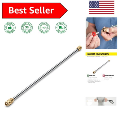 #ad #ad Kärcher 24 Inch Stainless Steel Pressure Washer Lance 4000 PSI Quick Connect $39.89