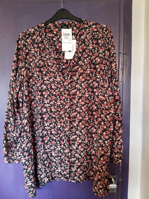 ZIZZI LOCKERE GEBLÜMTE BLUSE XXL..GR.28..NEU MIT ETIKETT