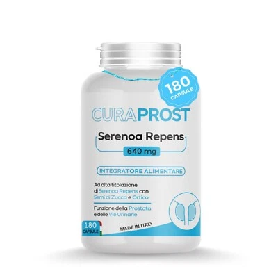 TRICO HAIR ITALY INTEGRATORE Prostata SAW PALMETTO .Combatte la prostatite Capsule Serenoa Repens