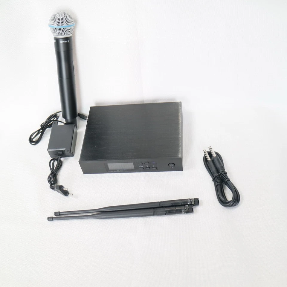 100 Channel QLXD Wireless Microphone System B58 Metal Handheld Dynamic Karaoke - Image 4 of 4