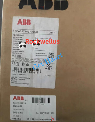 ABB PSE30-600-70 PSE30-600-70 Soft Starter New FedEx or DHL or UPS