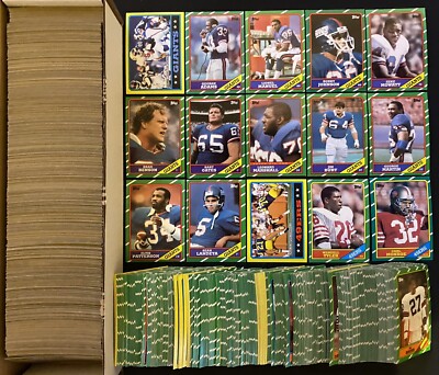 1986 Topps - Football Cards - #1-199 - Complete Your Set - You U Pick