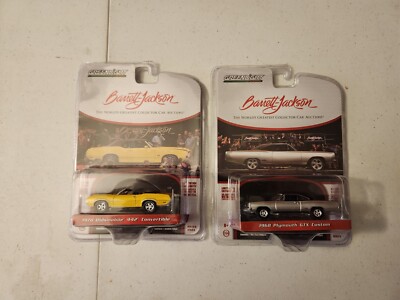 Greenlight BARRETT-JACKSON 1970 Oldsmobile 442 Convertible 1968 Plymouth GTX Cus