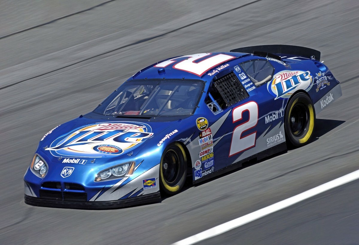 Rusty Wallace #2 Miller Lite NASCAR 13x19 Poster Gloss Photo Print