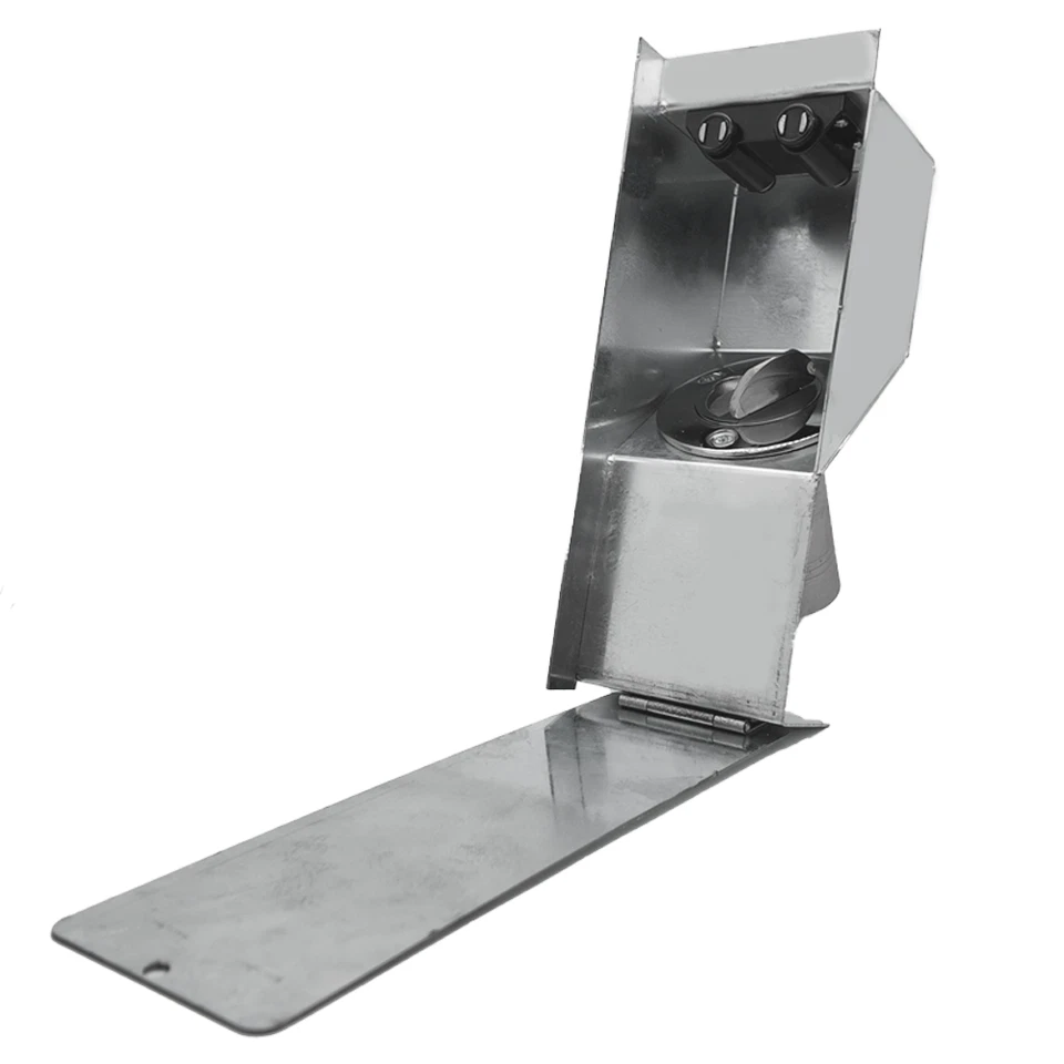 For Chevy 67-72 GMC C10 Tail Light Fuel Filler Kit Hidden Gas Door Relocation US Foto 4 de 4