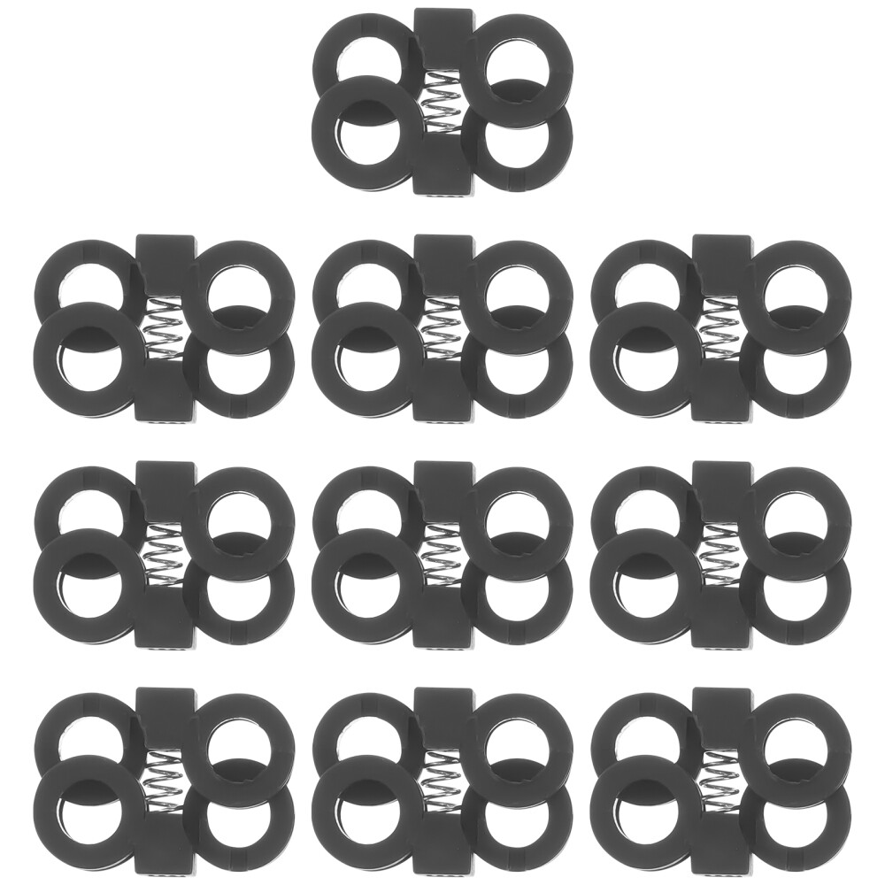 APL 10 Pezzi Scarpe da Ginnastica Lucchetti Lacci Lucchetto in Plastica Uomo e Donna