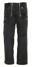 FHB Zunfthose PAUL Trenkercord ohne Schlag 20 schwarz Zunft-Hose Cord 50008