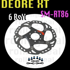 SHIMANO Deore XT SM-RT86 6-Bolts Ice-Tec Disc Brake 160mm Rotors OEM -1pc