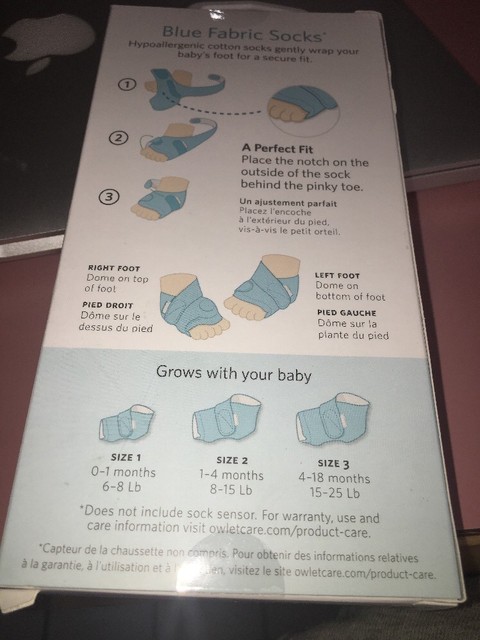 owlet fabric sock 2
