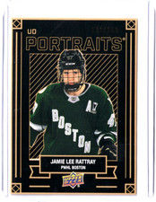 JAMIE LEE RATTRAY 24/25 2024 Upper Deck PWHL Portraits Rookie #P-12 SP GOLD /299