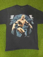 1998 The Rock - Double Sided - Vintage WWF Tee Shirt Large 