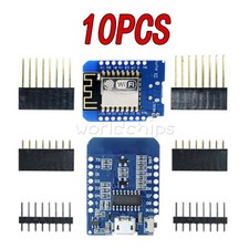 10PCS NodeMCU Lua ESP8266 ESP-12 WeMos D1 Mini WIFI 4M Bytes Development Board