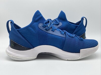 UA Curry 5 ネイビー/ホワイト US9 Under Armour Curry 5 Men's 10.5 Basketball Shoes Sneakers Blue