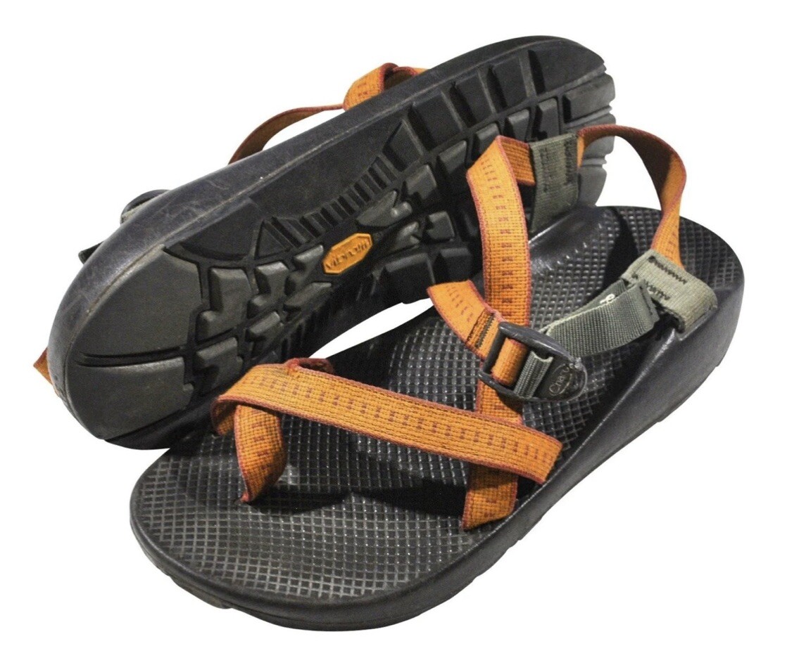 靴 Chaco Sandal Made in USA 1990'S Vintage Chaco ZX/2 Classic Women's Size 6 Double Strap Toe Loop