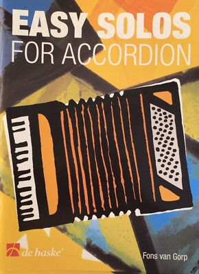 Easy Solos For Accordion - Fons Van Gorp - Mit CD - De Haske Edition