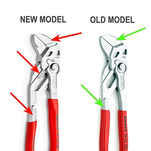 Knipex 180mm Wrench Pliers Adjustable Gland Spanner w/ 40mm Nut Capacity 8603180 - Picture 6 of 8