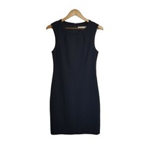 Trina Turk Barrymore Cutout Ponte Sheath Little Black Dress Size 8