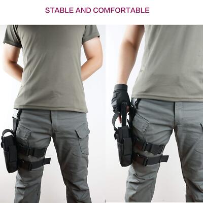 Tactical Adjustable Leg Holsters for Pistol Gun Holsters Right Hand Mag Holster