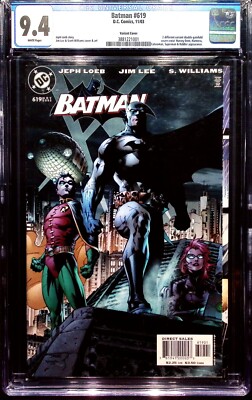 Batman #619 2003 CGC 9.4! Jim Lee & Scott Williams HUSH Variant!