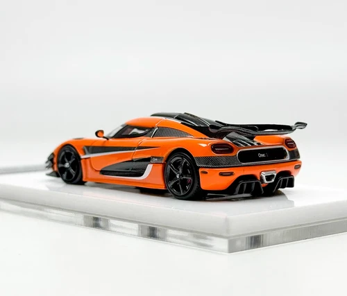 Modellino sportivo LMLF 1:64 Orange One 1 Super Racing auto in metallo pressofuso - Foto 9 di 12