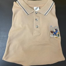 Men's Vintage 1999 Warner Bros Studios Tasmanian Devil Golf Polo Shirt Large Taz