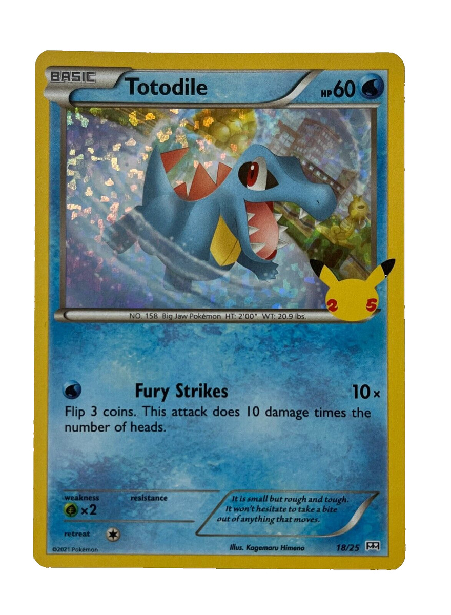 【超希少】MCDONALDS 25TH ANNIVERSARY FORD3SET Totodile 018/025 McDonald's 25th Anniversary for sale | eBay