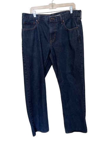 Old Navy Mens Jean 38X34 Regular/Standard Fit Dark Wash Denim Cotton Blend