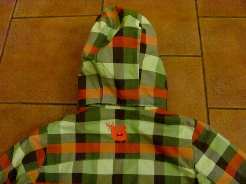 Skiing Burton Women's Green Orange Plaid Ski Jacket with Hood, Size Small - Picture 3 of 17