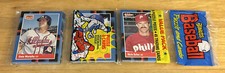 1988 Donruss Rack Pack Dale Murphy MVP Braves Bob Dernier Cubs Rick Schu Phillie