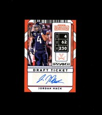 2020 Contenders Blue Foil Ticket SP JORDAN MACK AUTO RC - Virginia STAR