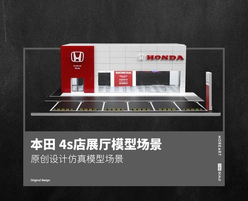 Diorama 1:64 Car Garage Model LED City Car Showroom Scene Display Building Model - Picture 94 of 102