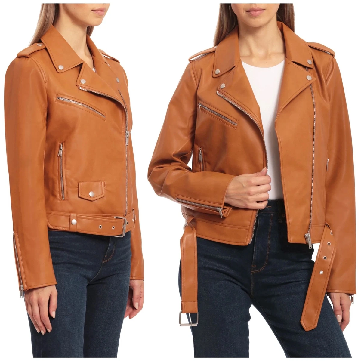 Avec les top filles biker coat