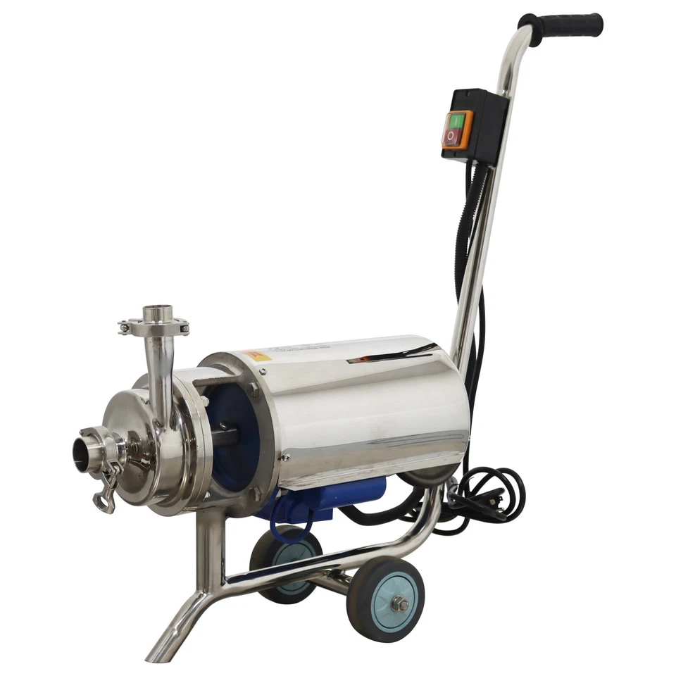 Food-Grade 1PC 110V 3T/h Sanitary Centrifugal Pump for Conveying Milk Beverage - Image 2 of 4