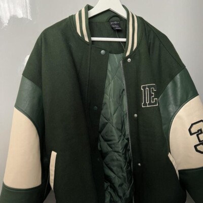 Urban Outfitters iets Frans Varsity Jacket Rrp: £89 Sizes Available Xs S  UK