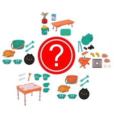 Blind Bag Sylvanian Families Calico Critters Picnic Table BBQ Food Accessory
