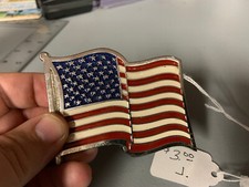 American Flag Belt Buckle- No Brand - 2155 - Enamel