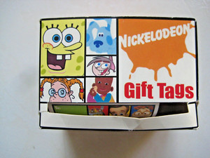 Vintage NICKELODEON 2003 Gift Tag Roll for all Occasions - Over 50 Tags