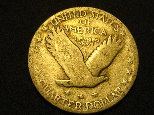 1927-P 90% Silver Standing Liberty Quarter # 1 ^^^^^ - Picture 3 of 3
