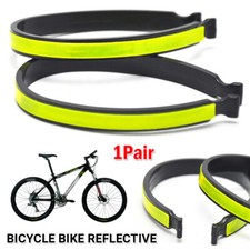 UK Pair Clips Silverline Trouser Cycling Bicycle Bike Reflective NEW