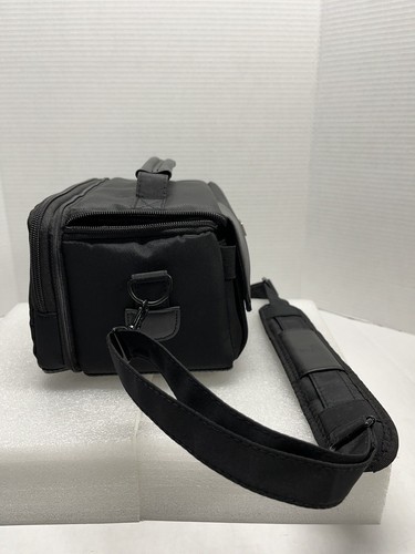 HP Expandable Black Camera Case/Bag, Padded With Shoulder Strap - Picture 8 of 9