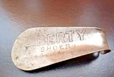 Shoe Horn Advertising Metal Liberty Shoes America's Best Shoe Values