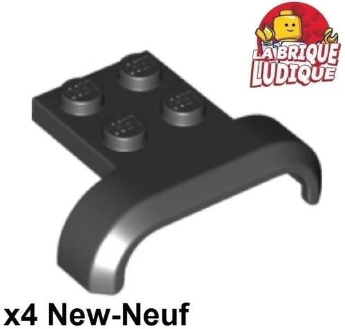LEGO 4x Vehicle Mudguard Mudguard 4x3x1 Arch Curved Black/Black 28326 NEW