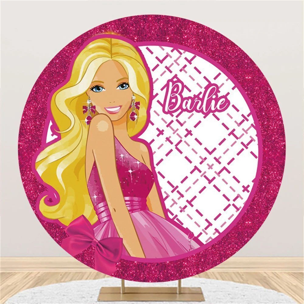 Toile de fond Barbie pour fille - Fournitures de décoration de