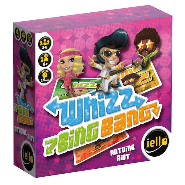 Карточная игра Whizz Bing Bang для мини-вечеринок, Игры Iello Games IEL 51071 Micro Family 