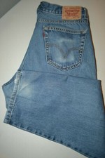 Levis 560 Men's Comfort Fit Tapered Blue Denim Jeans Size 36x32