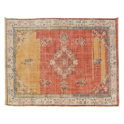 Large Rug, Large Oushak Rug,Turkish Rug,Area Rug,Vintage Rug,6.11 x 9.10 feet