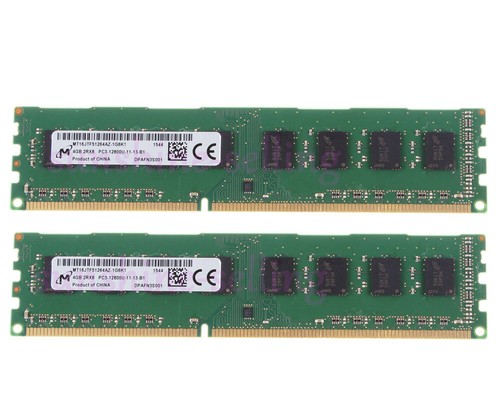 4PCS 4GB RAM Micron Intel 2Rx8 PC3-12800U DDR3 1600Mhz 1.5V DIMM Desktop Memory( - Picture 2 of 7