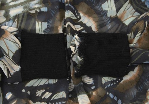 Jean-Paul GAULTIER SOLEIL Knit Switching See-through Top Size XS-S(K-140372) - Picture 8 of 12