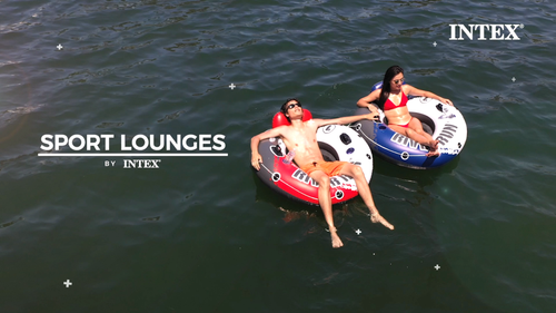 Intex River Run 1 Person Inflatable Floating Tube Lake/Pool/Ocean Raft (7 Pack) - Video 1 of 1